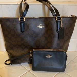 Coach Tote Bag and Wallet
